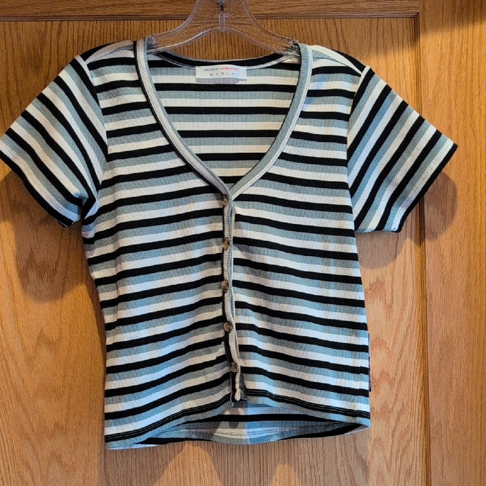 Known Supply Short Sleeve Cardi Shirt